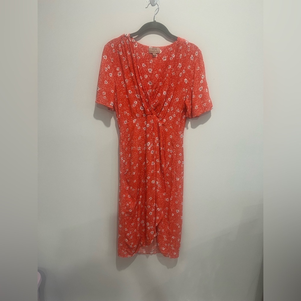 Anthropologie Kachel Floral Tea Dress size 8 - Picture 2 of 11